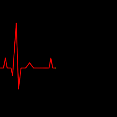 heart ECG tracing recording